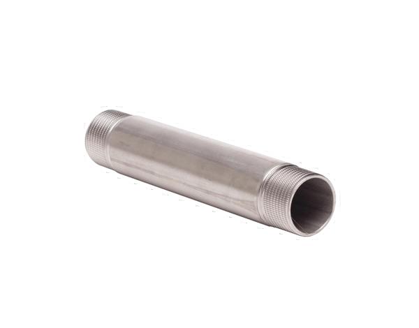 Nippelrør 1 1/4" X 275 mm Rustfritt