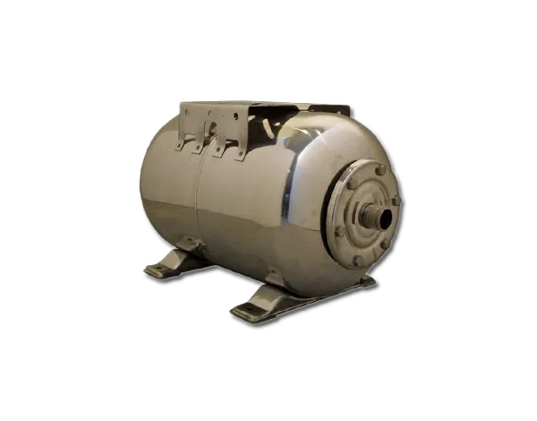 Membrantank rustfri liggende 18 liter